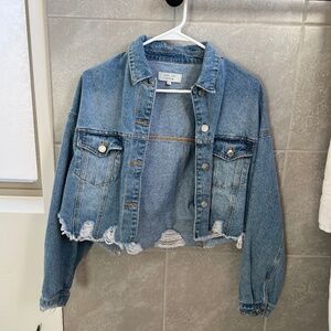 Love tree denim jacket